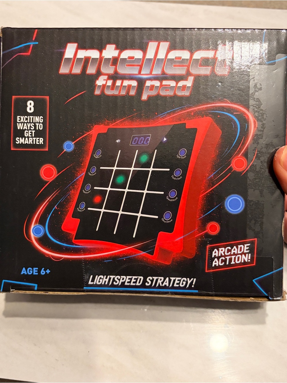 NEW Intellect Fun Pad Ages 6-12 Arcade Action Mobil Game 8 Games Included !